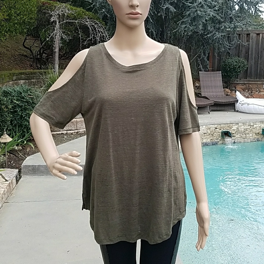 SALE 💝New! SANCTUARY Olive Cold Shoulder NWOT